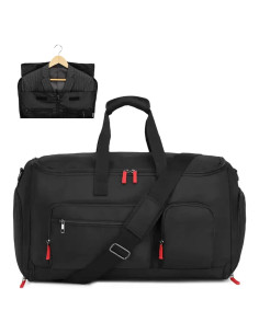 Bolsa de Viaje Duffle Seyfocnia 2 en 1 con Compartimento para Zapatos