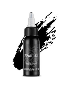 Tinta para Tatuajes PFARRER Negra 30ml Vegana Alta Calidad