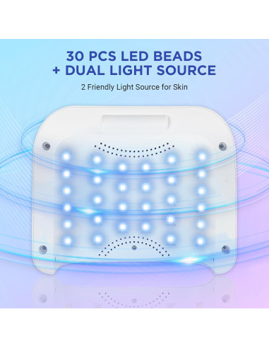 Lámpara UV LED Inalámbrica Aedavey para Uñas de Gel