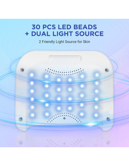 Lámpara UV LED Inalámbrica Aedavey para Uñas de Gel