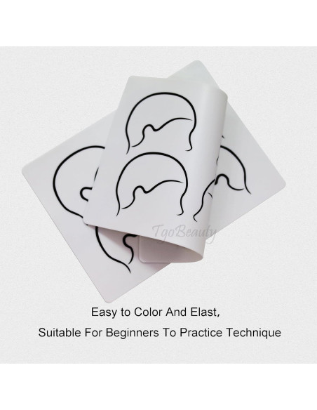 3 Piezas de Piel de Práctica TgoBeauty para Micropigmentación