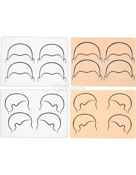 3 Piezas de Piel de Práctica TgoBeauty para Micropigmentación