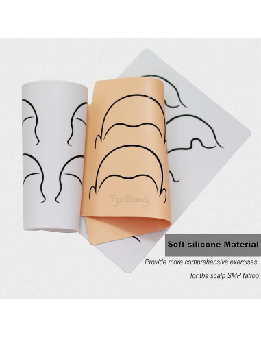 3 Piezas de Piel de Práctica TgoBeauty para Micropigmentación