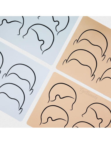 3 Piezas de Piel de Práctica TgoBeauty para Micropigmentación