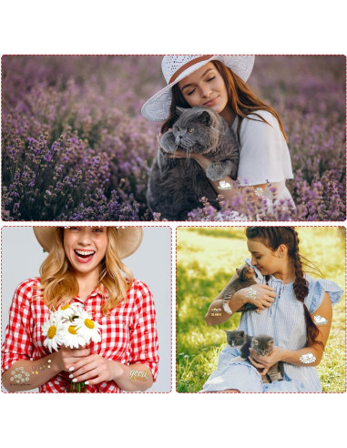 Tatuajes Temporales de Margarita Yoyuspy - 200 Calcomanías