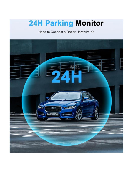 Cámara Dash 4 Canales 360 ZYEIPO Z700 4K Full HD GPS Wi-Fi