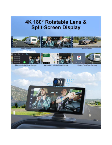 Pantalla Táctil 8.1" Apple CarPlay Xroose con GPS y Cámara 1080P Pantalla Táctil 8.1" Apple CarPlay Xroose con GPS y Cámara 1080P