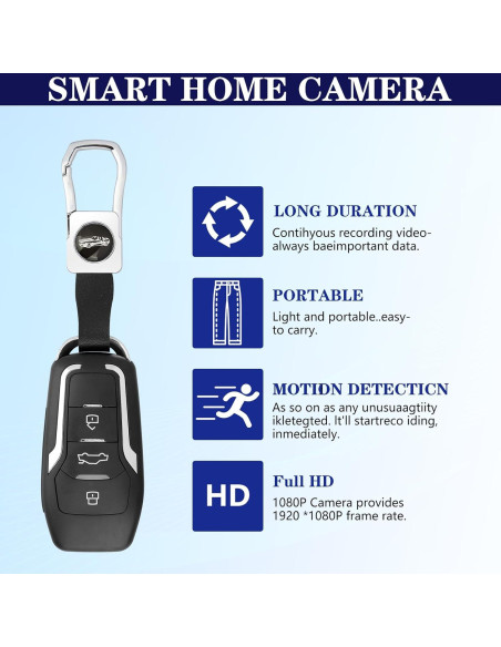 Cámara Oculta Yhsfsveh 1080p con Tarjeta SD 64GB