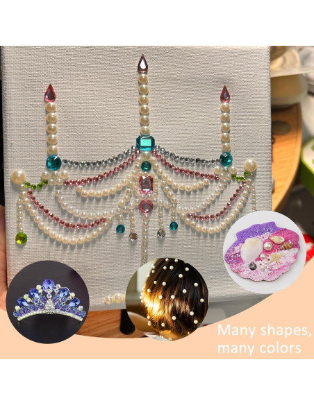 3500 Stickers de Gemas Autoadhesivas PFPNEZR para Manualidades