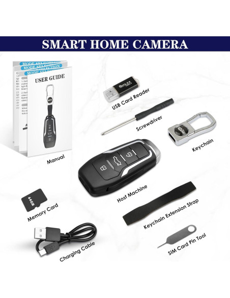 Cámara Oculta Yhsfsveh 1080p con Tarjeta SD 64GB