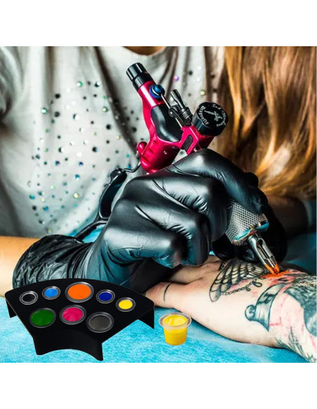 302PCS Tapas de Tinta para Tatuajes Yuronam con Soportes