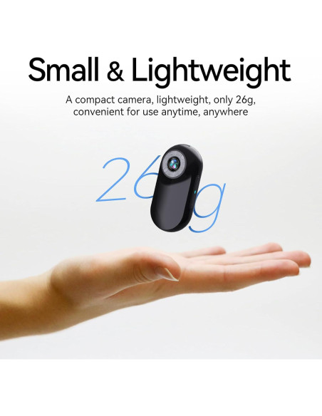 Mini Cámara Corporal 1080P Xilecam M300D con 32GB Mini Cámara Corporal 1080P Xilecam M300D con 32GB