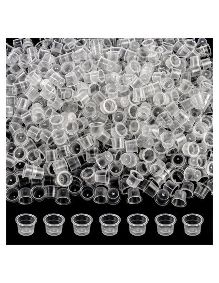 1000 Tapas de Tinta Desechables para Tatuajes Fulasiteu M