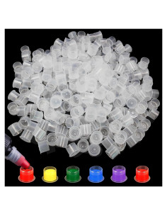 Tazas de Tinta para Tatuajes Prgislew 1000Pcs 8mm Desechables