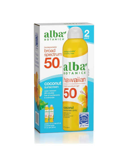 Protector Solar Spray Alba Botanica SPF 50 Biodegradable 473 ml