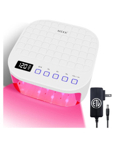 Lámpara de Uñas UV LED MEKK 54W con Sensor Automático y 4 Temporizadores