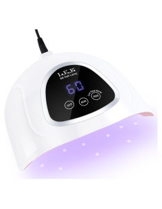 Lámpara de Uñas UV LED LKE 72W con Pantalla Táctil y Temporizador