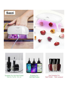 Lámpara UV LED Sazzi UNL24 para Uñas en Gel 24W 2