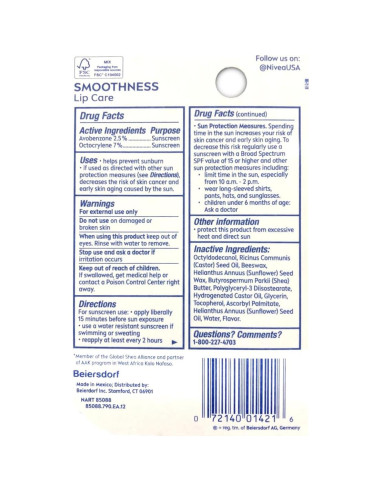 Bálsamo Labial NIVEA Suavidad SPF 15 - Hidratación 4.8g (2 Pzs)