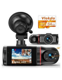 Cámara de tablero dual Vlokda X50 1080P delantera e interior