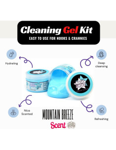 Gel de Limpieza Mágico FINOCLAY 120ml para Auto y Electrónicos 2