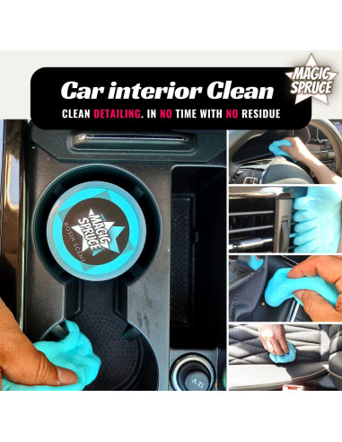 Gel de Limpieza Mágico FINOCLAY 120ml para Auto y Electrónicos