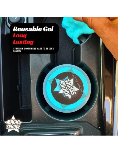 Gel de Limpieza Mágico FINOCLAY 120ml para Auto y Electrónicos