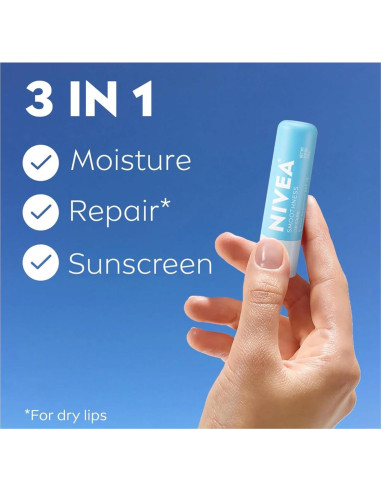 Bálsamo Labial NIVEA Suavidad SPF 15 - Hidratación 4.8g (2 Pzs)