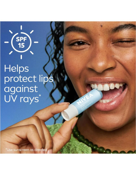 Bálsamo Labial NIVEA Suavidad SPF 15 - Hidratación 4.8g (2 Pzs)