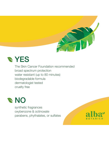 Protector Solar Alba Botanica SPF 50 Vibras de Isla 85 g