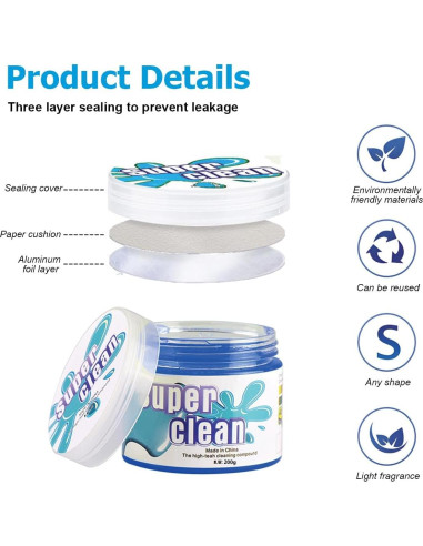 Gel de Limpieza de Autos AUKEPO - Accesorios para Ventilación