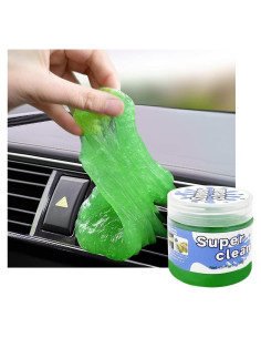 Ziciner Gel de Limpieza para Autos 2PCS Verde Universal