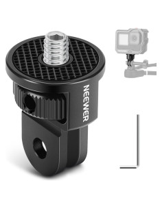 Adaptador de Montaje para Cámara de Acción NEEWER 1/4" Aluminio