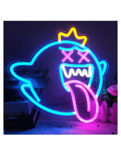 Luz de Neón LED King Boo AMITT 32x31.3cm Regulable