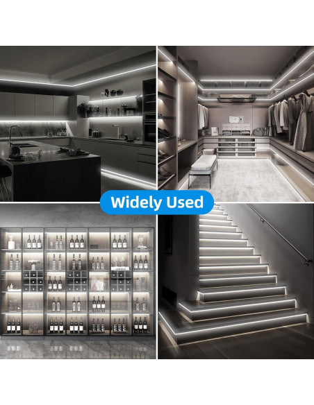 Luz de Cuerda LED Neón ELOUYCKE 10m Blanco Frío Regulable