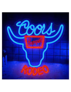 Luz de Neón LED Yao Yun Cerveza 32x31 cm Decoración Pared