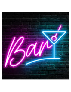 Letrero de Neón LED Kavaas para Bar 38x26cm - Decoración Moderna