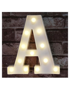Luz LED Decorativa Letra A Pooqla 23.4x20.6 cm