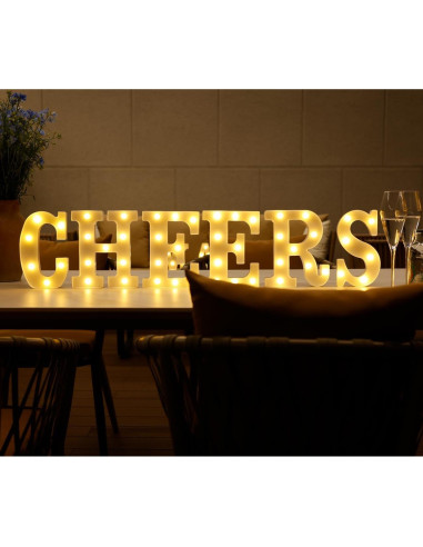 Letras Iluminadas LED DyingSwan - Letra R para Decoración