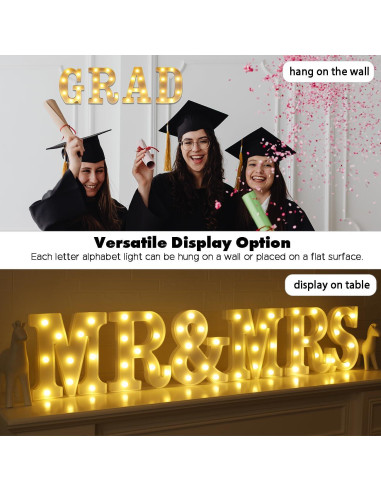 Letras Iluminadas LED DyingSwan - Letra R para Decoración