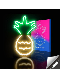 Letrero Neon Piña Lumoonosity 43x25.4cm Luz LED Decorativa 2
