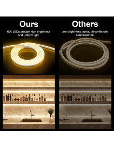 Tira LED de Neón 5m Lucienstar Blanca Cálida IP65 2