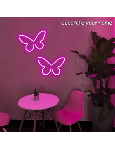 Luz LED Neon Mariposa BerniceKelly 17x23cm USB/Batería 2