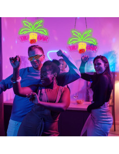 Luz de Neón Tiki Bar KATOOM 41x31cm Dimmable LED Decorativa 2