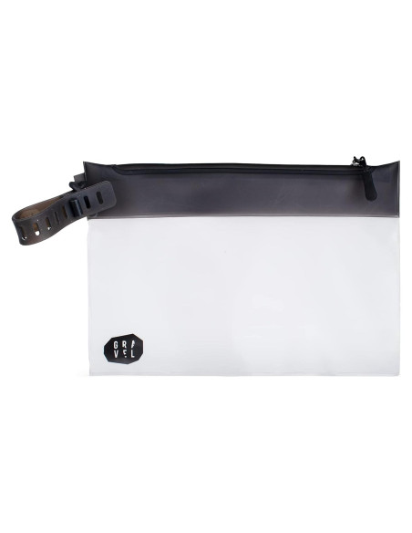 Bolsa de Aseo Transparente Gravel Aprobada por TSA 25.4x15.2cm