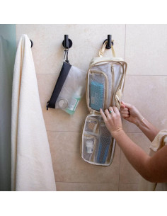 Bolsa de Aseo Transparente Gravel Aprobada por TSA 25.4x15.2cm 2