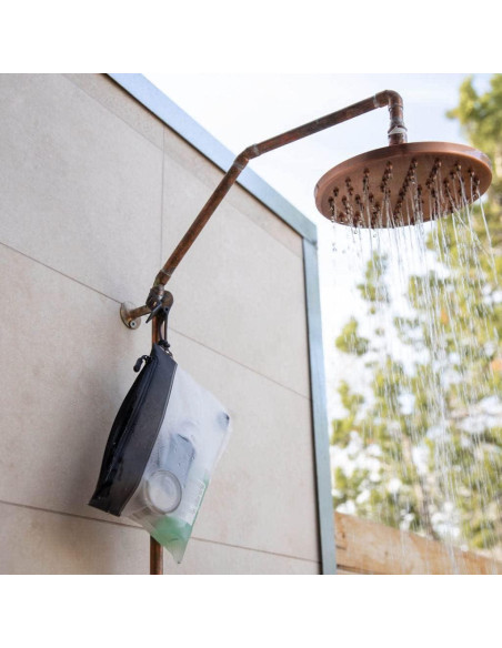 Bolsa de Aseo Transparente Gravel Aprobada por TSA 25.4x15.2cm