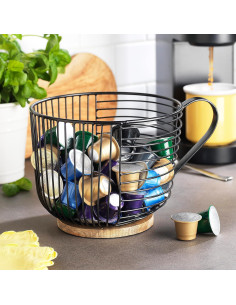 Soporte para cápsulas de café MosJos - Almacenamiento K Cup negro 2