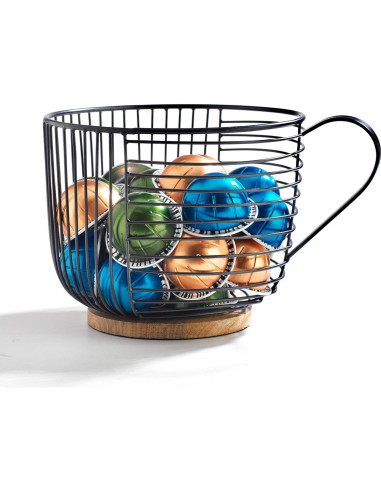 Soporte para cápsulas de café MosJos - Almacenamiento K Cup negro