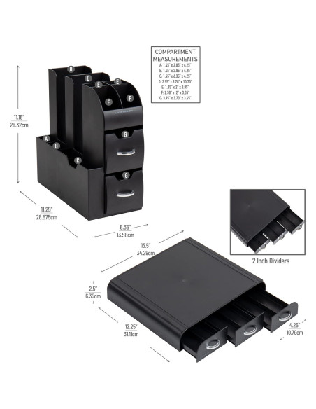 Conjunto de Cajón para Cápsulas de Café Mind Reader, 36 Cáp.